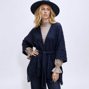 Ruana Kensington Azul Marino